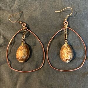 Maui✨Cowlrie shell earrings Handmade
